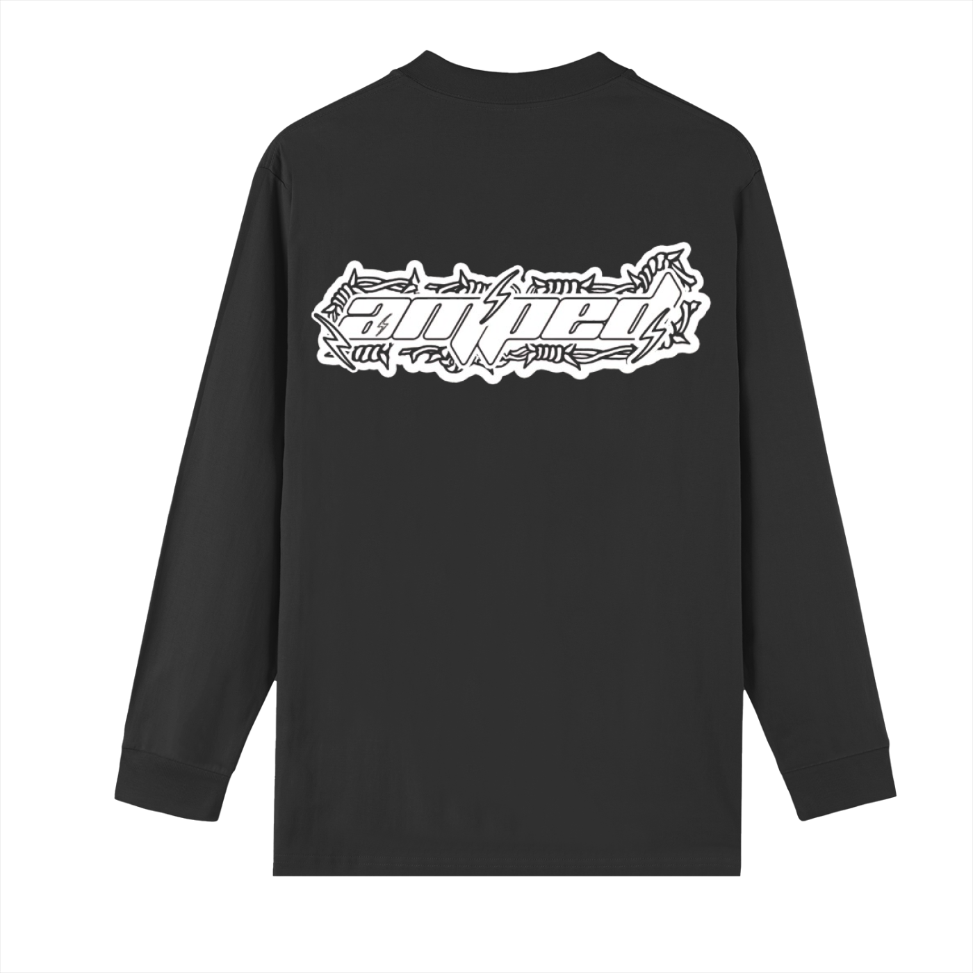 Crew Neck Drop Shoulder Long Sleeve Shirt
